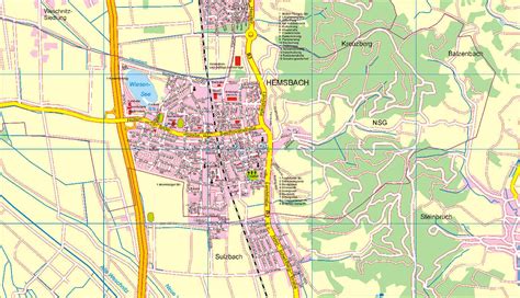 69502 hemsbach maps